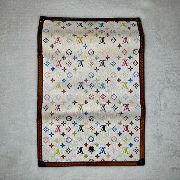 Louis Vuitton Takaski Murakami White and Multicolor Porte Tresor Monogra… - Picture 4 of 15